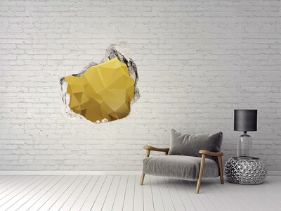 Hole in the wall decal Abstraction Background