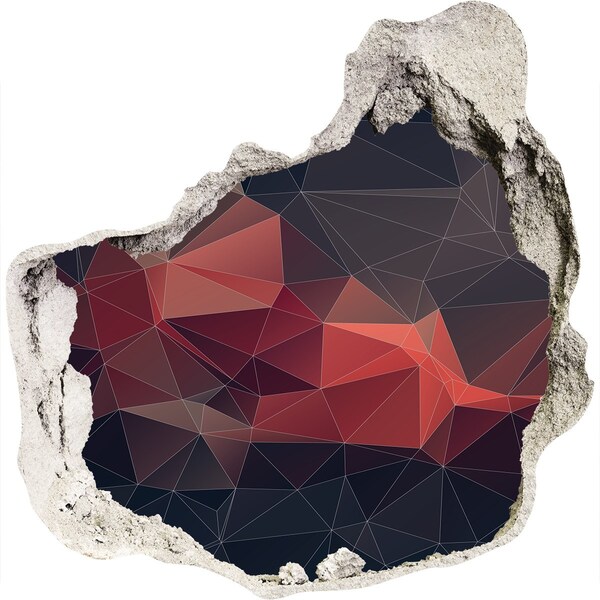 Hole wall sticker Abstract background