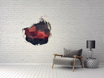 Hole wall sticker Abstract background