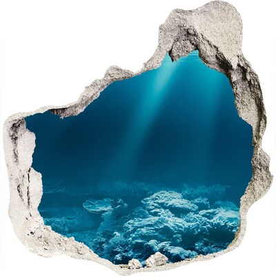 Hole in the wall sticker Underwater world