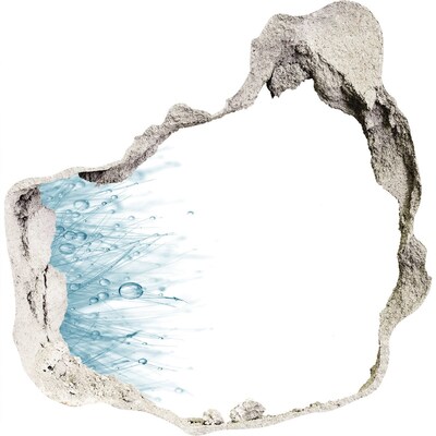 Hole in the wall decal Water in the hole in the wall