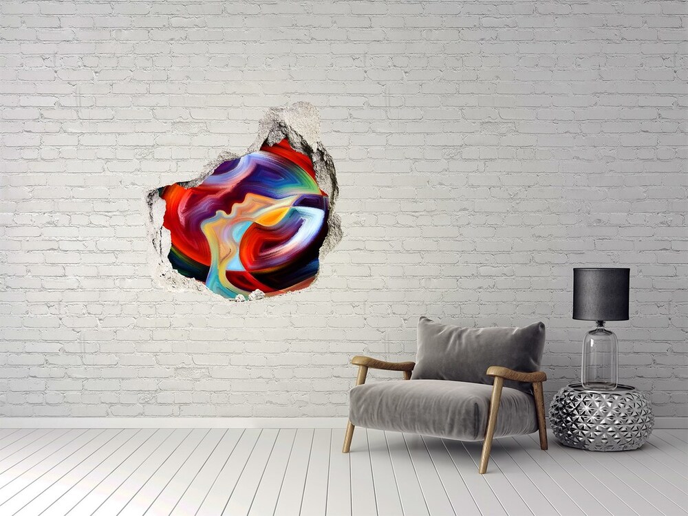 Hole wall sticker Abstraction