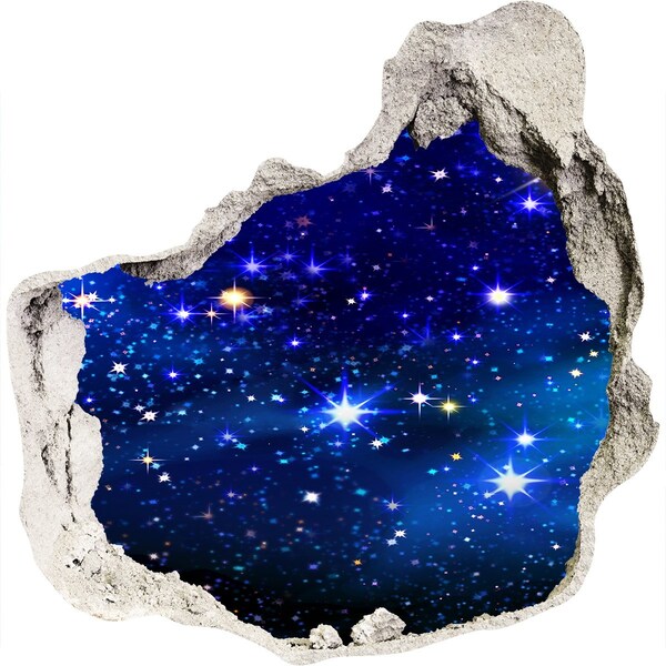 3D wall hole Starry sky