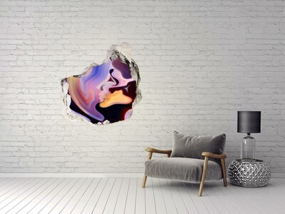 Hole wall sticker Sensual Faces of Love