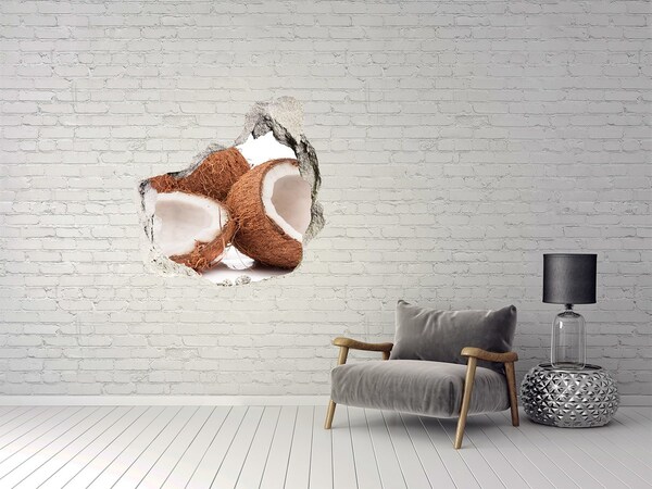 Hole wall sticker Coconut Treasures