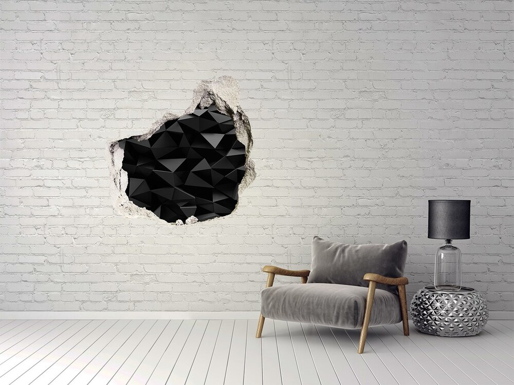 3D wall hole 3D abstraction