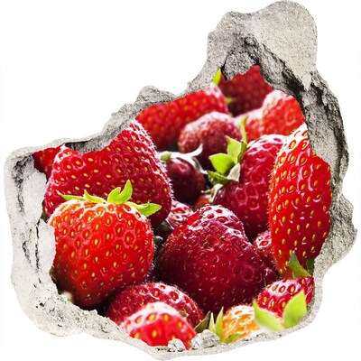 3D wall hole Strawberry field