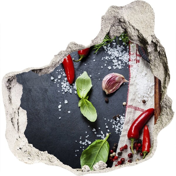 Hole in the wall sticker A kitchen full of flavor