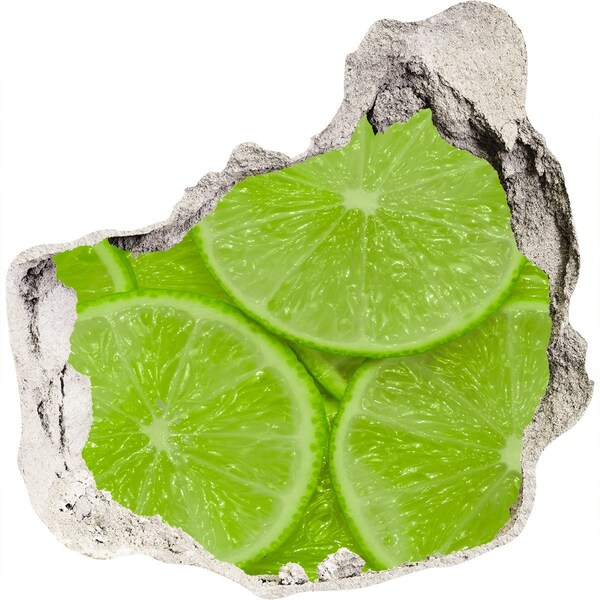 Hole wall sticker Lime