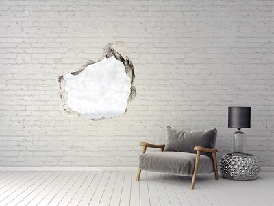 3D wall hole wallpaper Frippery