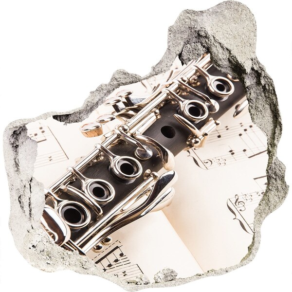 Hole wall sticker Musical Hole in the Wall