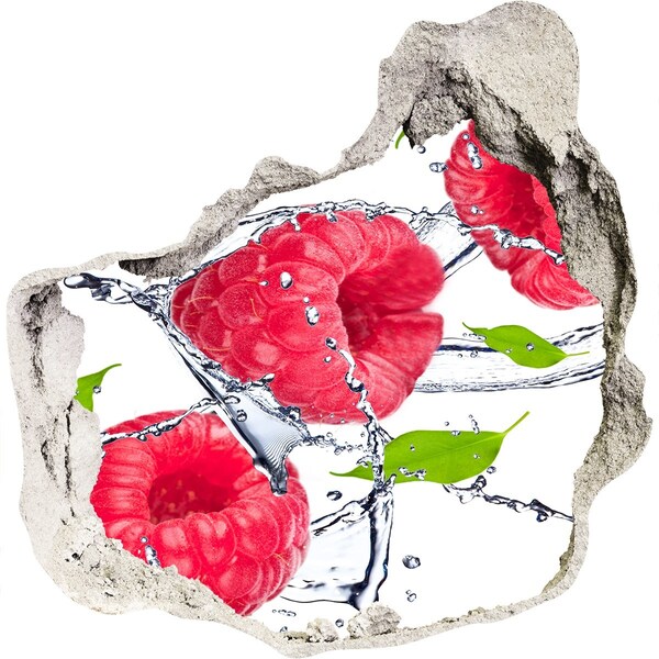 3D wall hole Raspberry Waterfall