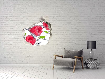 3D wall hole Raspberry Waterfall