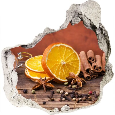 3D wall hole wallpaper Kitchen aromas