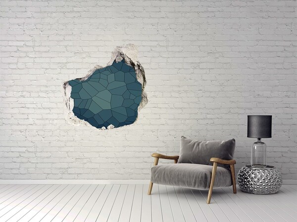 Hole in the wall decal Abstraction Background