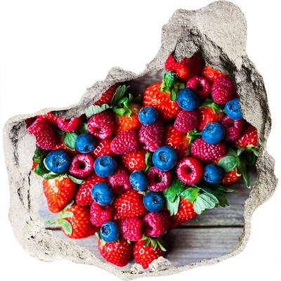 Hole in the wall decal Fruit paradise