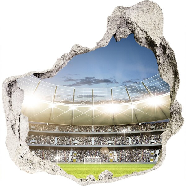 Hole wall sticker Stadium