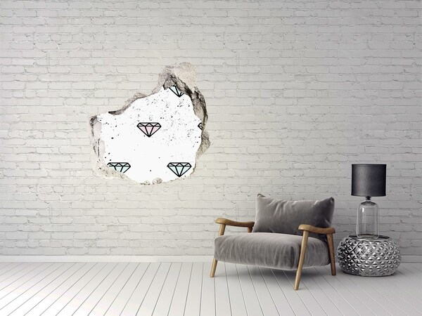 3D wall hole Diamonds