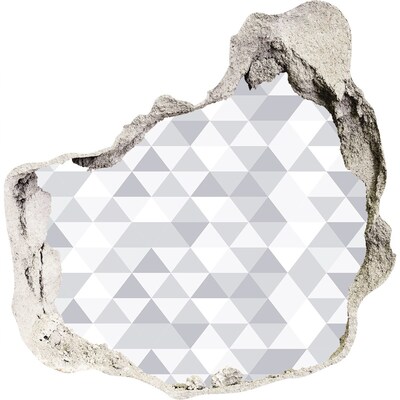 3D wall hole Geometric hole in the wall