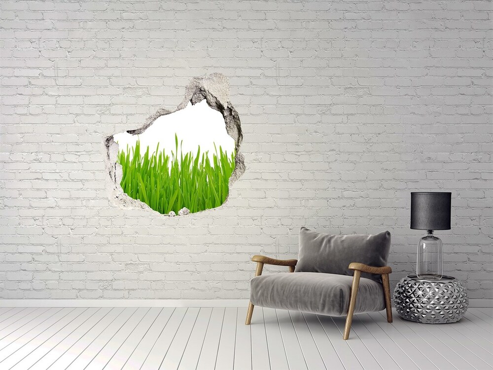 Hole wall sticker Grass