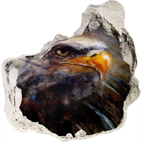 Hole wall sticker Eagle