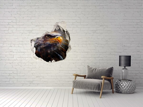 Hole wall sticker Eagle