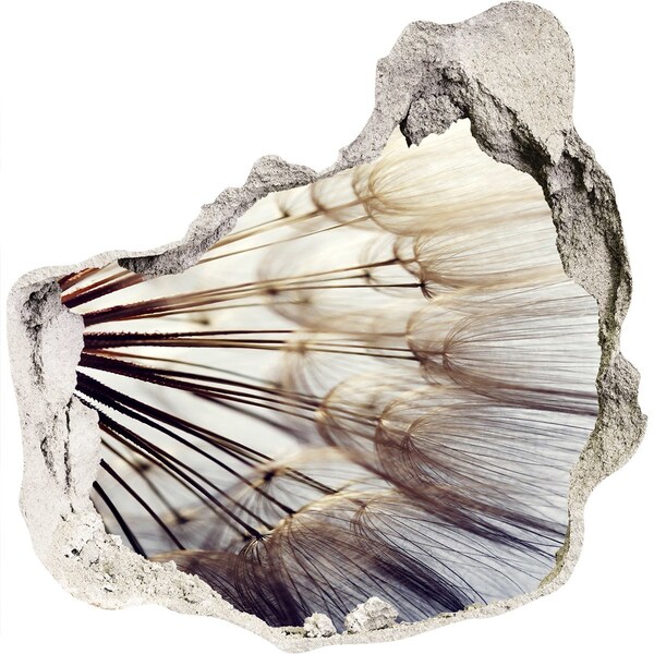 Hole in the wall sticker A floral dream in concrete