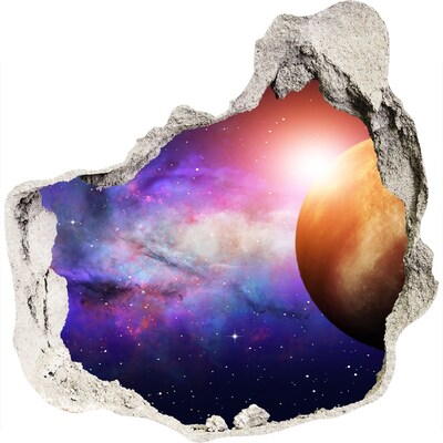 Hole in the wall sticker Nebula