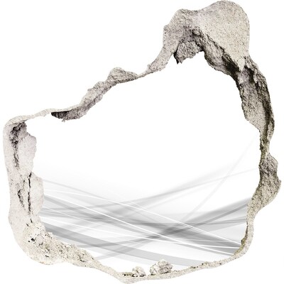 Hole in the wall sticker A ruined wall overlooking the space