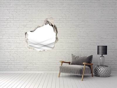 Hole in the wall sticker A ruined wall overlooking the space