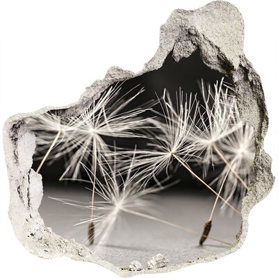 Hole wall sticker Dandelion seeds