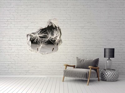 Hole wall sticker Dandelion seeds