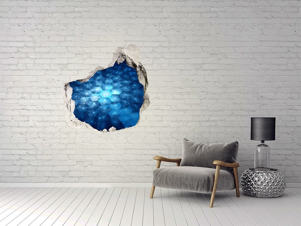 Hole wall sticker Crystals