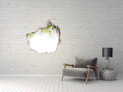 Hole wall sticker Spring flowers