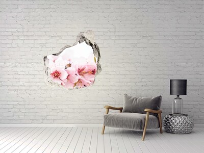 Hole wall sticker Cherry blossoms