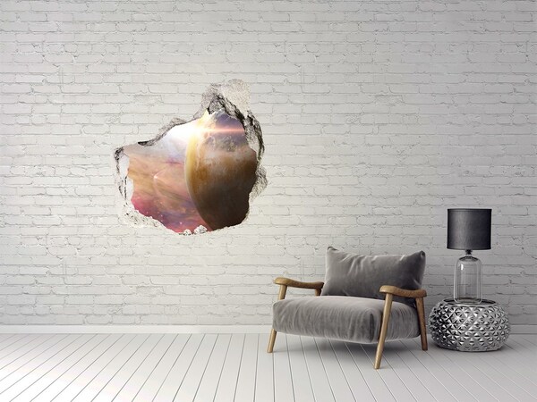 Hole wall sticker Galaxy