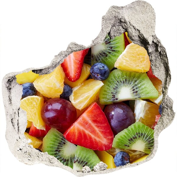 Hole wall sticker Chopped fruit