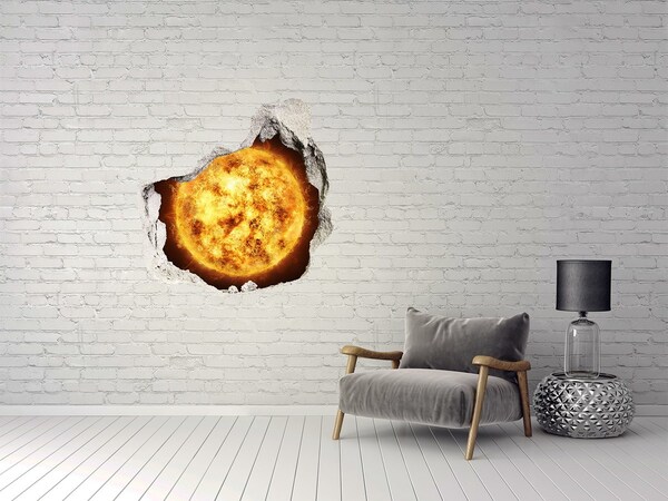 3D wall hole Sun