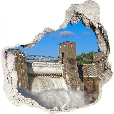 Hole wall sticker Water dam