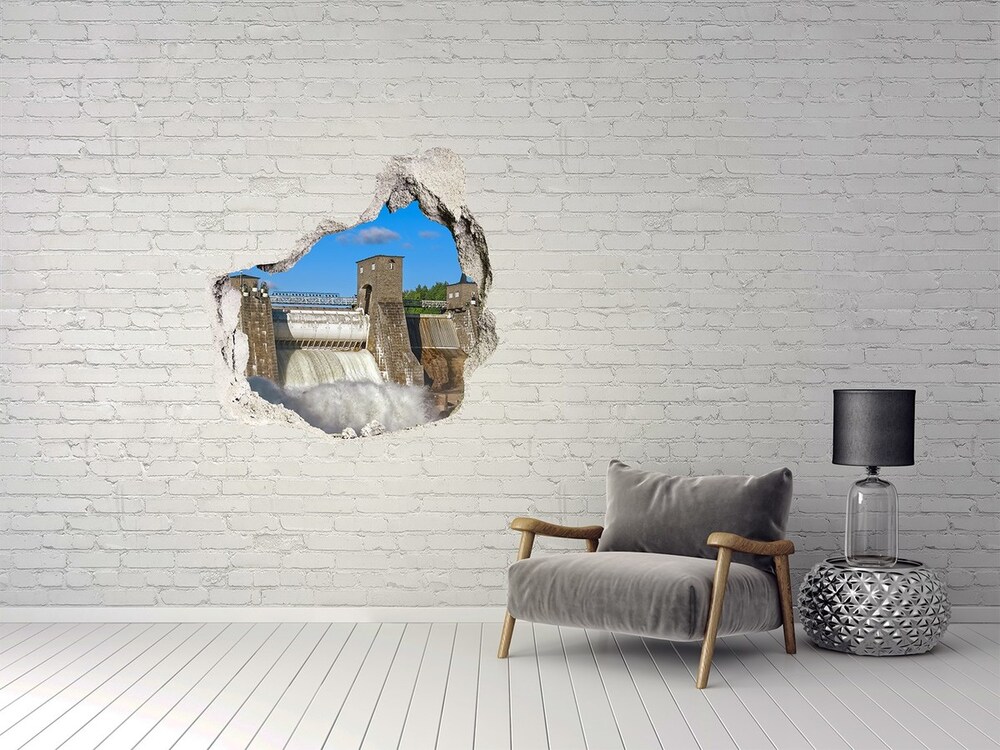 Hole wall sticker Water dam