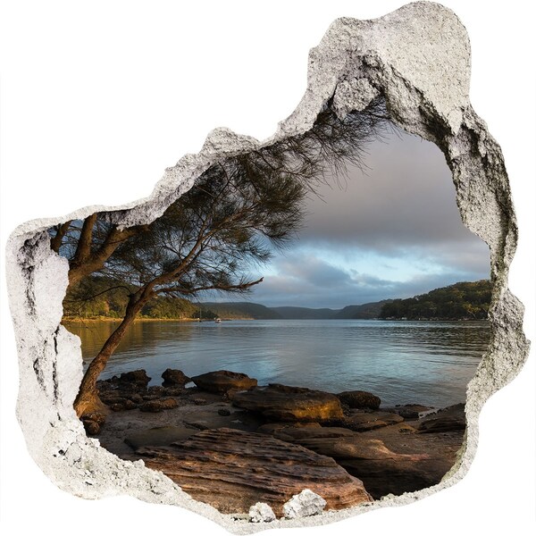 Hole in the wall sticker Peace by the water