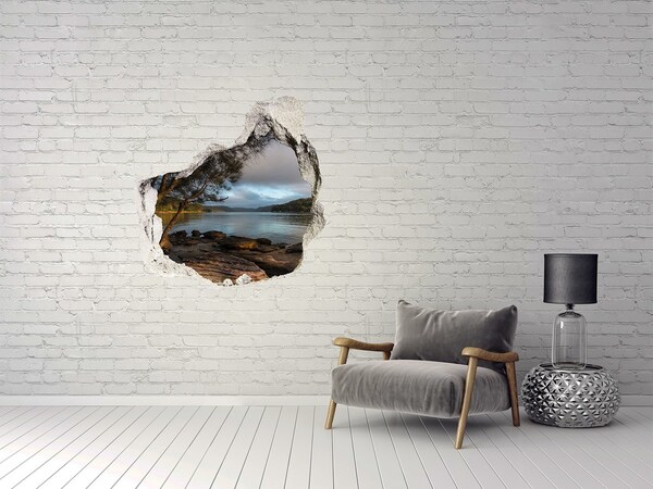 Hole in the wall sticker Peace by the water