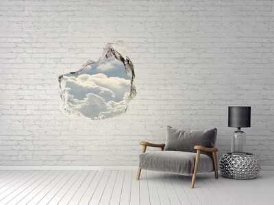 Hole wall sticker Clouds