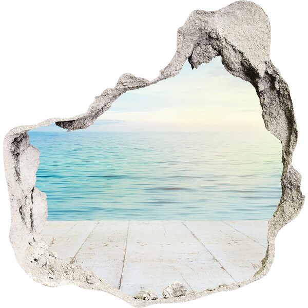 Hole in the wall sticker Sea view
