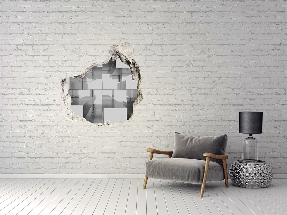 Hole in the wall sticker Abstraction Background