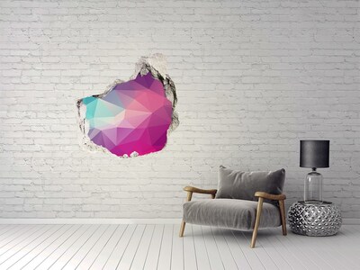 3D wall hole Abstraction Background