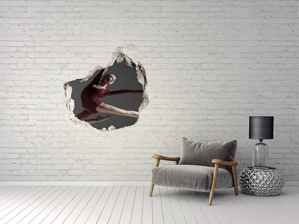 3D wall hole Modern dance