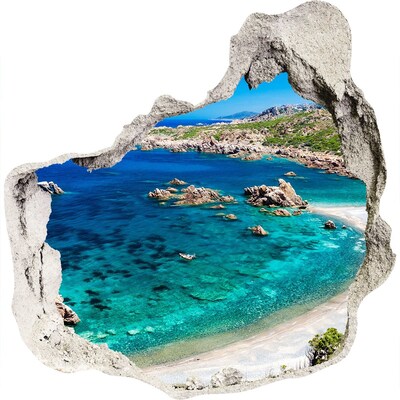 Hole wall sticker Caribbean Bay