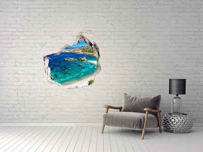 Hole wall sticker Caribbean Bay
