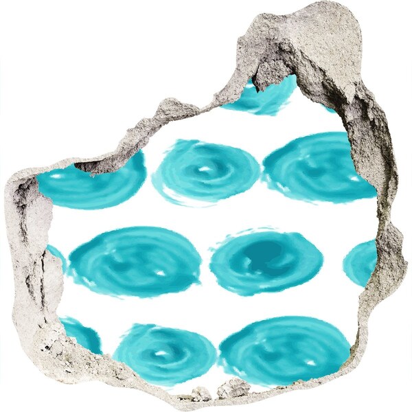 3D wall hole Turquoise Waters in the Hole
